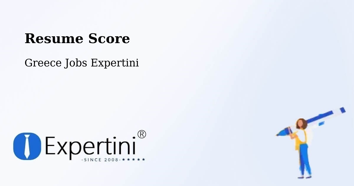 Resume Score & Job Description Match Tool – Pyrgetós - Greece Jobs Expertini